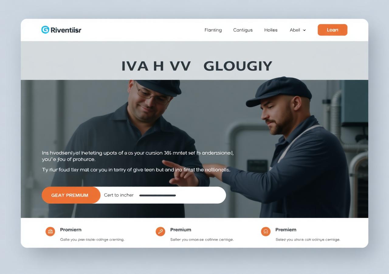Website concept designed for Any Degree Refrigeration Heating & Air